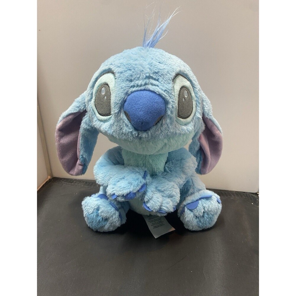 Original Disney  Lilo & STITCH Doll 11" Sitting Blue Alien Plush Stuffed